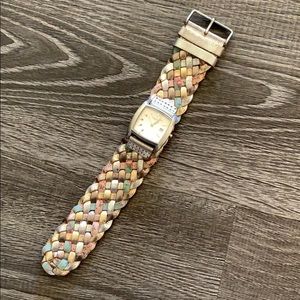 Fossil Watch with Braided Leather Band